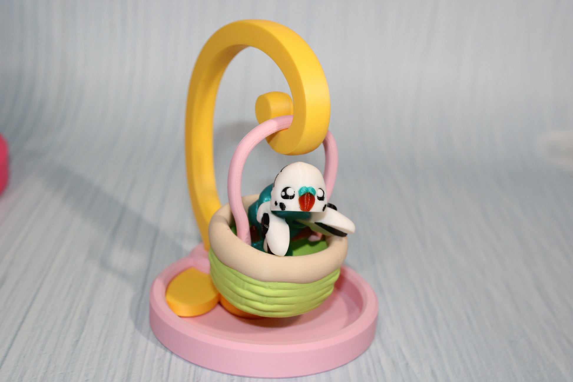 Love Birds and Friends with Swinging Basket or House Options-3d printed - Wonderland 3D Printing 