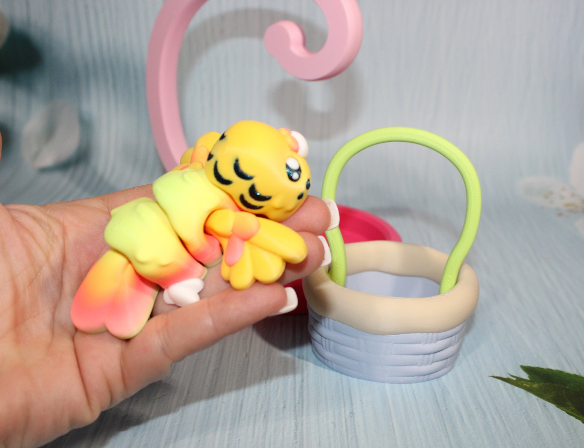Love Birds and Friends with Swinging Basket or House Options-3d printed - Wonderland 3D Printing 