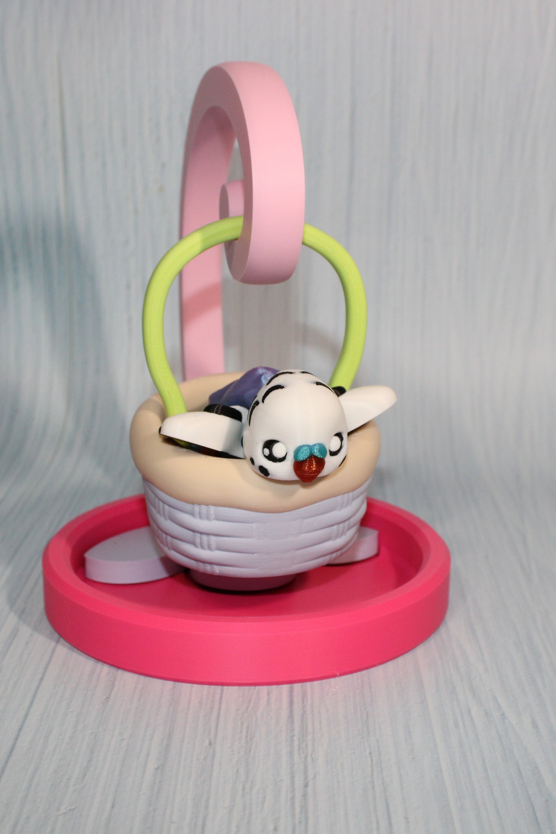 Love Birds and Friends with Swinging Basket or House Options-3d printed - Wonderland 3D Printing 