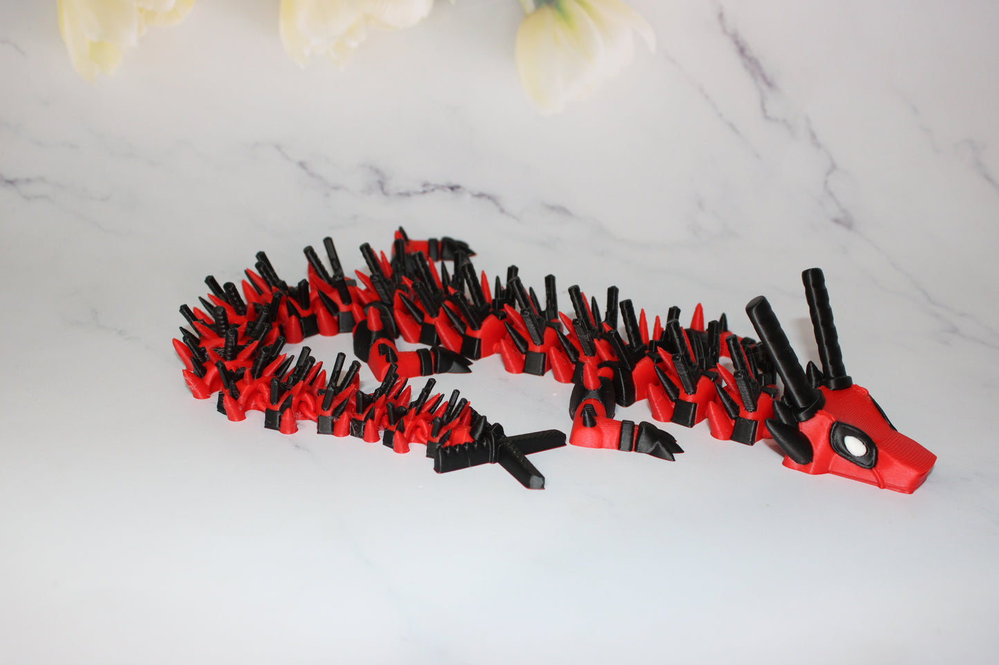 Dead Dragon 3D Printed Articulated Figurine