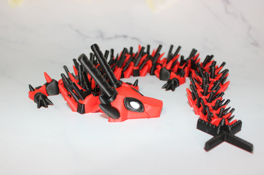 Dead Dragon 3D Printed Articulated Figurine