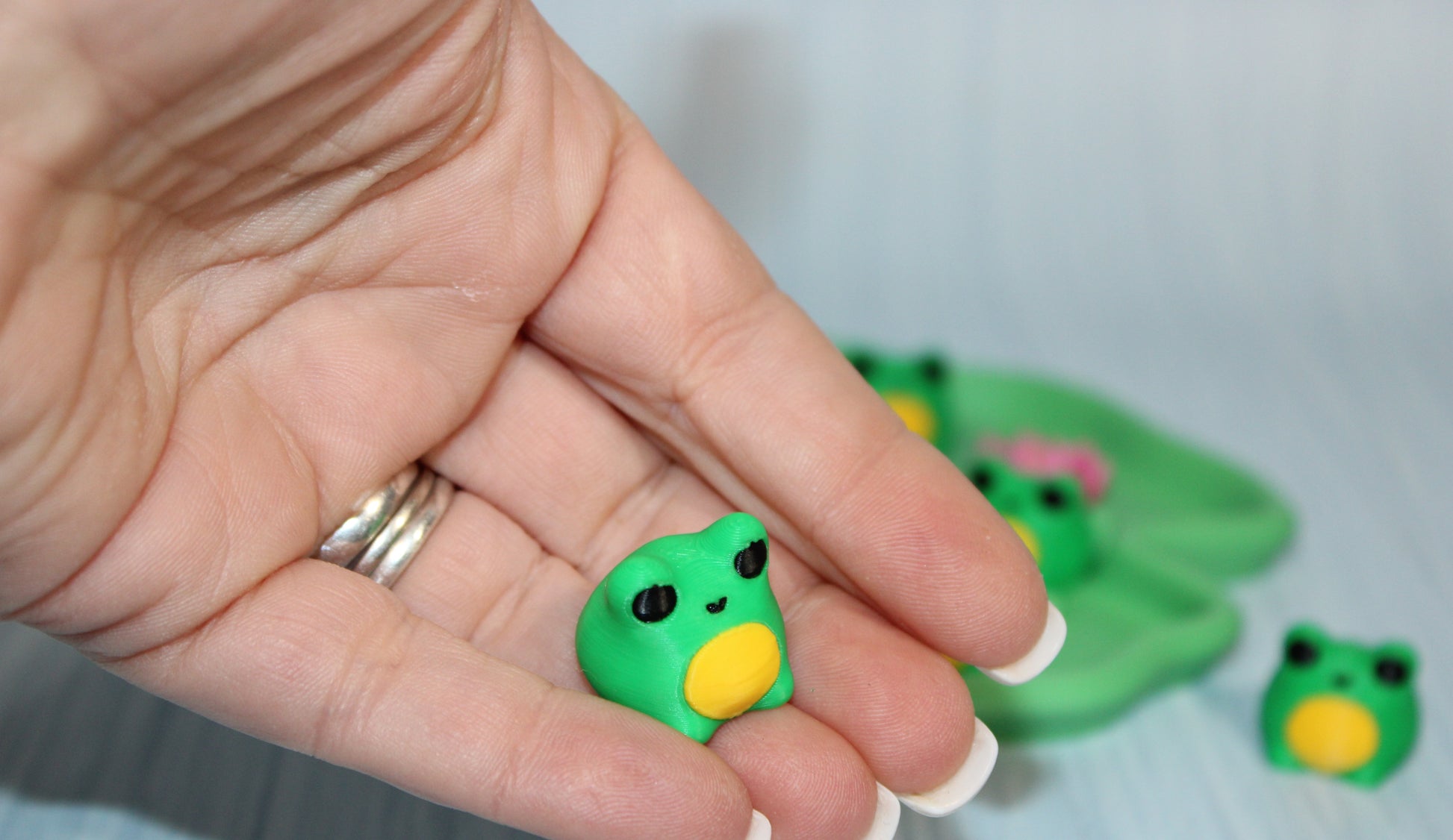 Tic Tac Toe Toad-3d printed - Wonderland 3D Printing 
