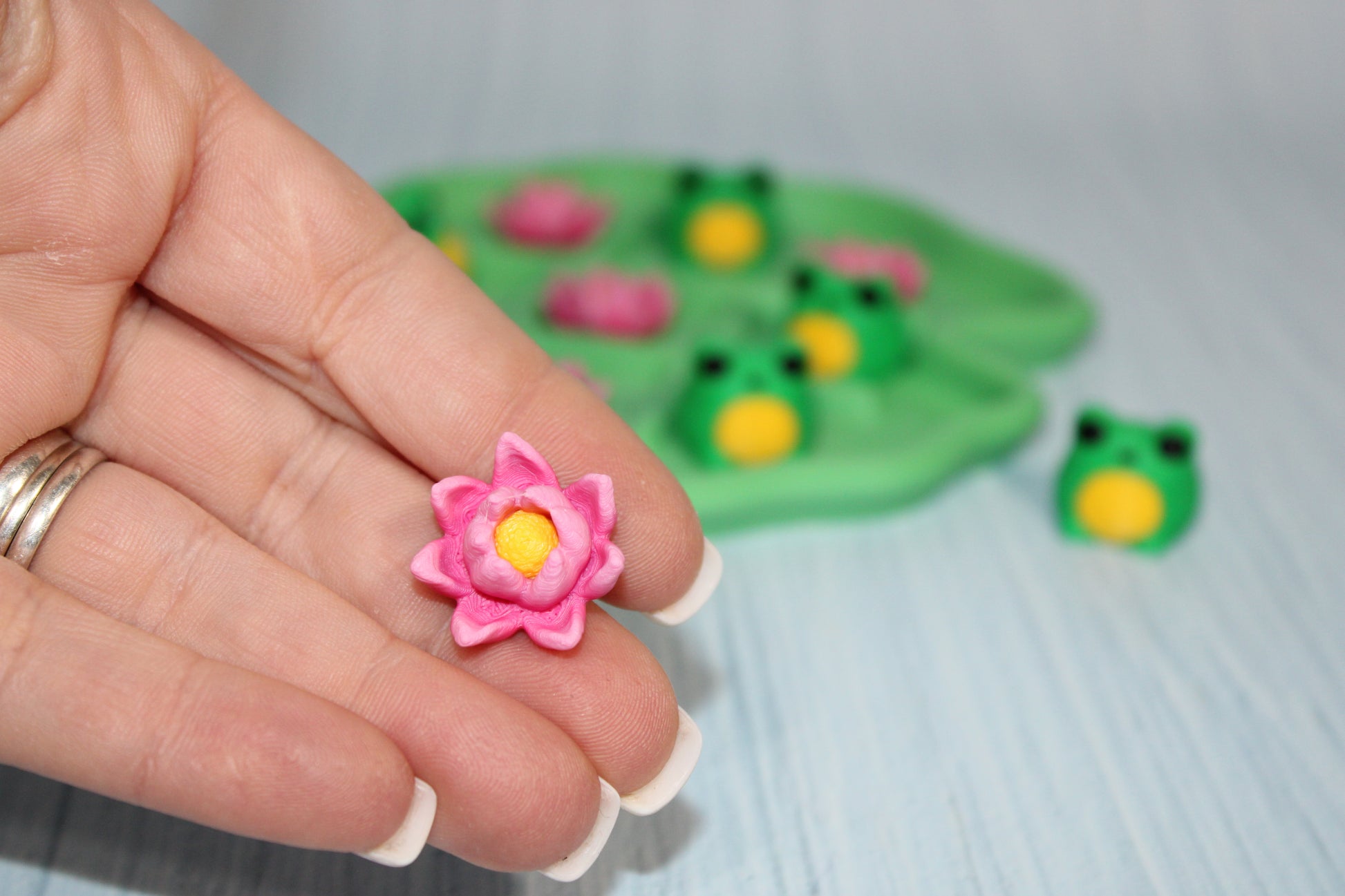 Tic Tac Toe Toad-3d printed - Wonderland 3D Printing 