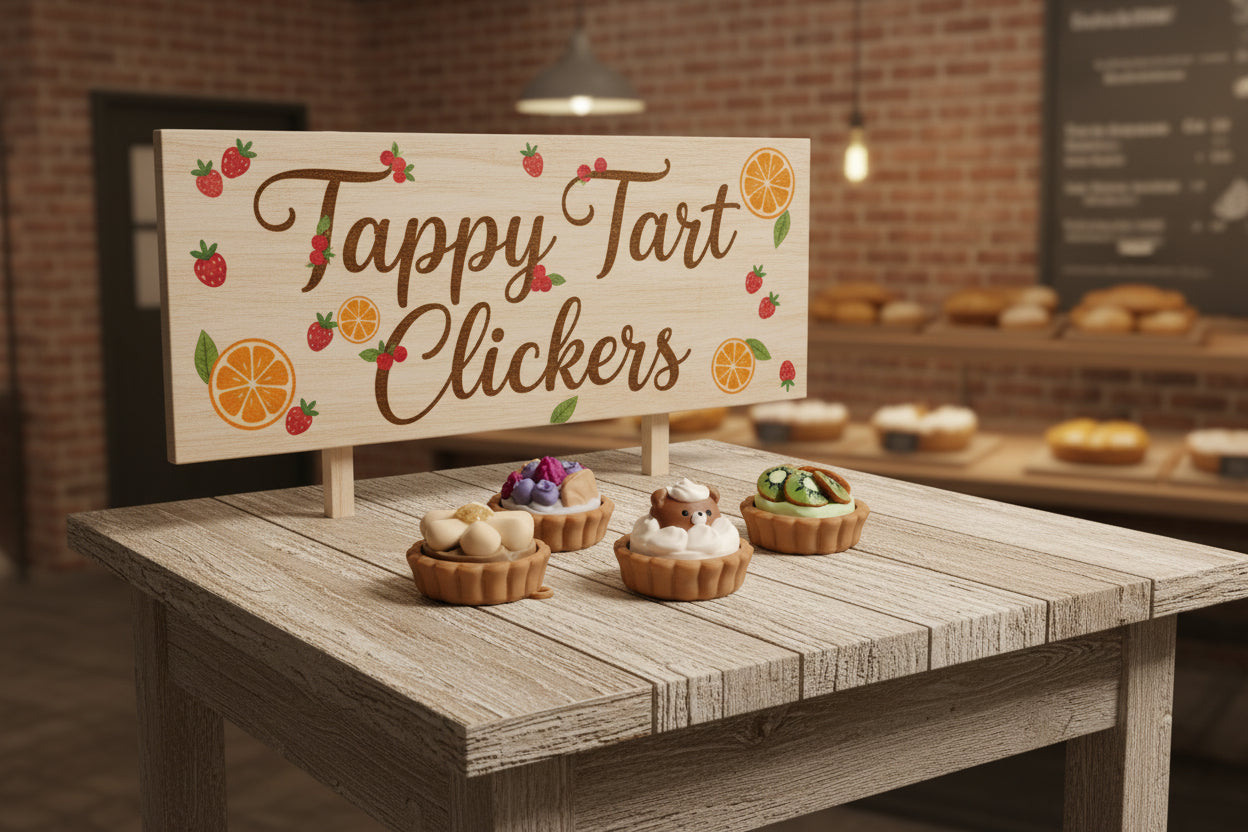 Tappy Tart Clickers-3d printed - Wonderland 3D Printing 