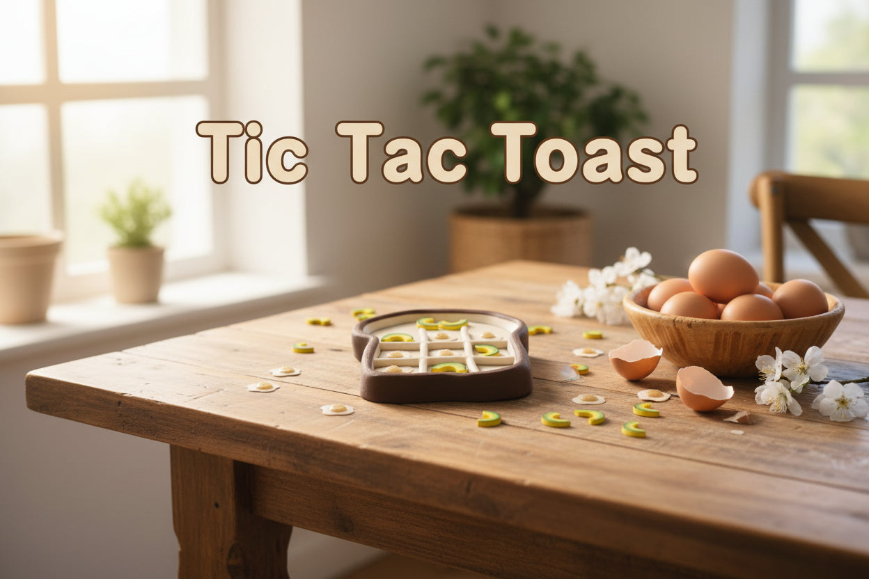 Tic Tac Toe Toast -3d printed - Wonderland 3D Printing 