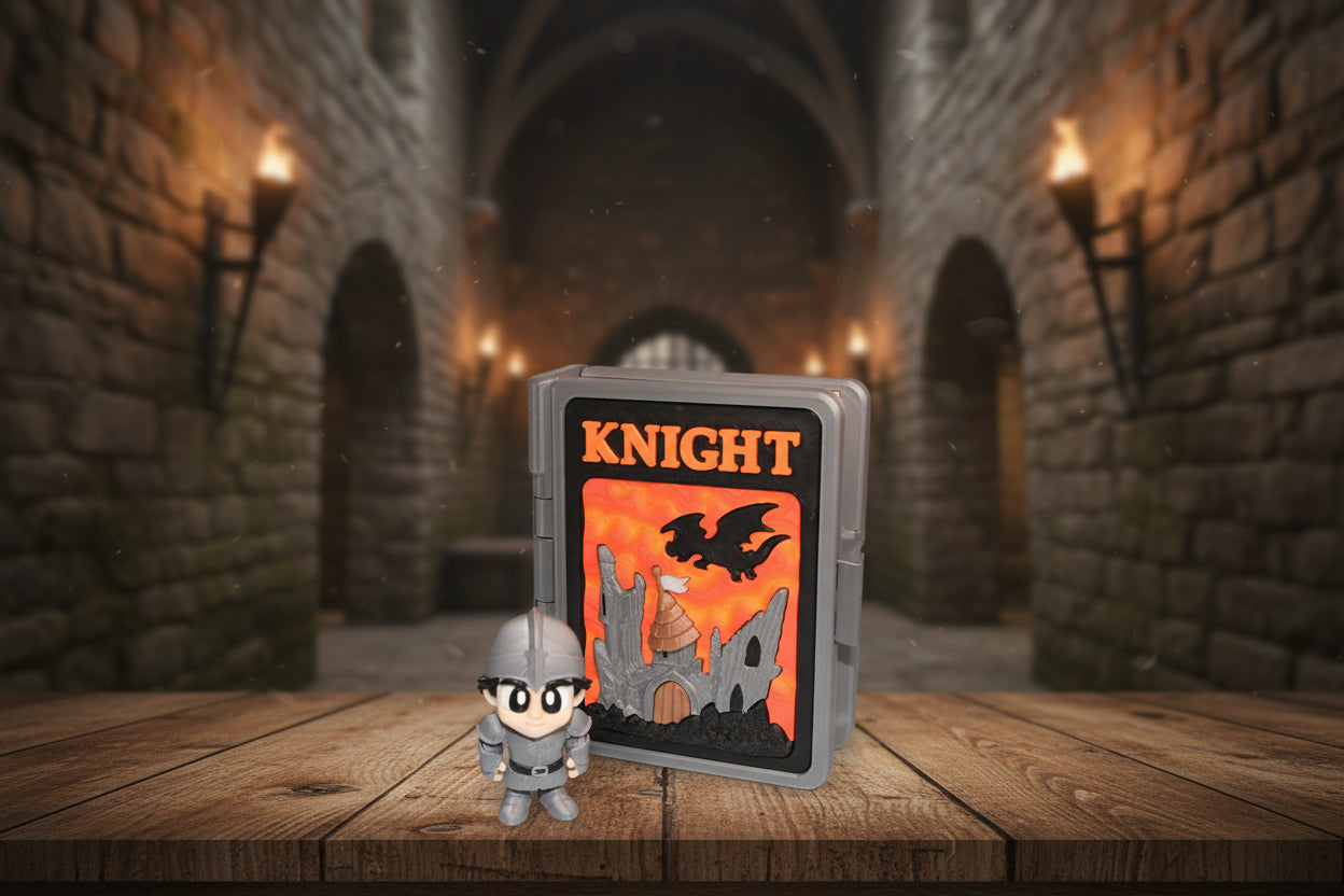 Knight Book Container- Everything Included!! - Wonderland 3D Printing 