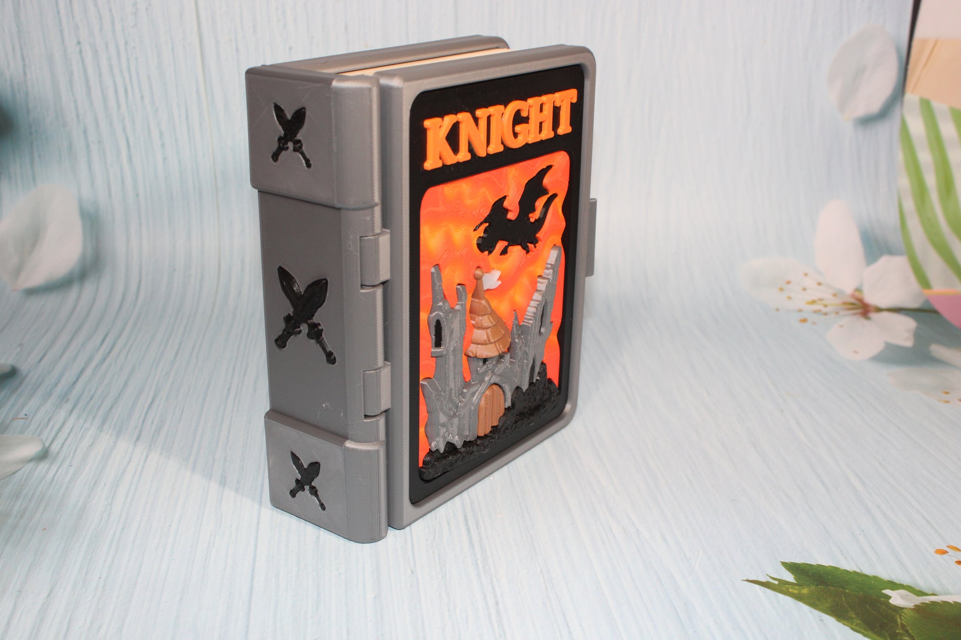 Knight Book Container- Everything Included!! - Wonderland 3D Printing 
