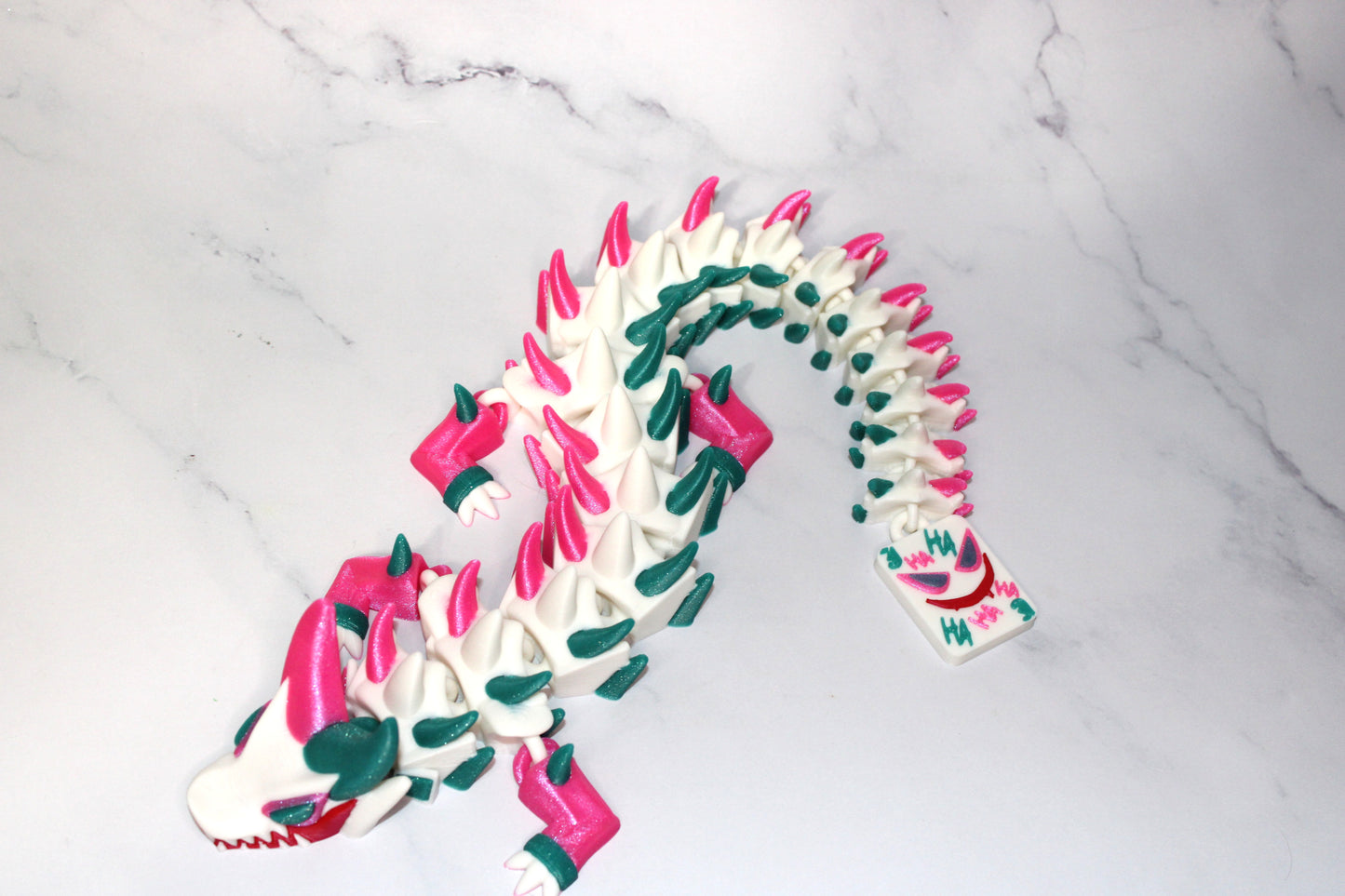 Girl Jester Dragon 3D Printed Articulated Figurine