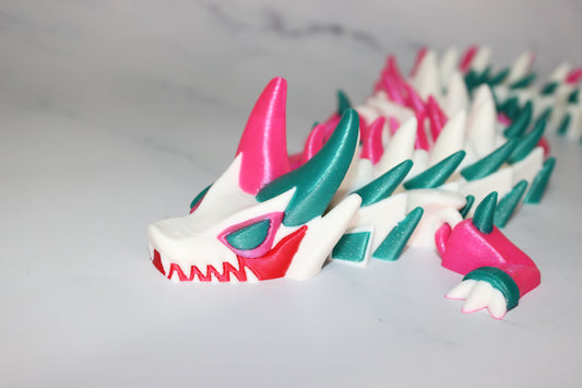 Girl Jester Dragon 3D Printed Articulated Figurine