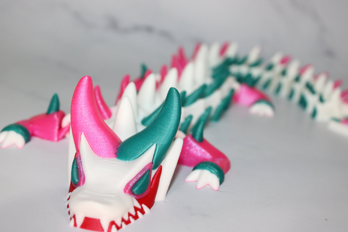 Girl Jester Dragon 3D Printed Articulated Figurine