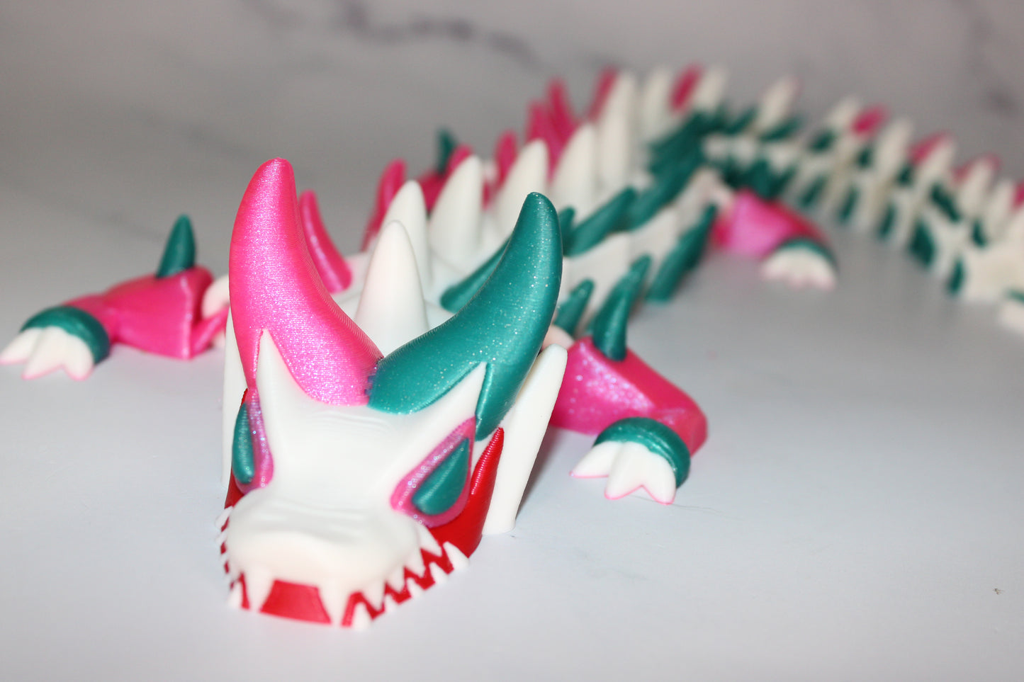 Girl Jester Dragon 3D Printed Articulated Figurine