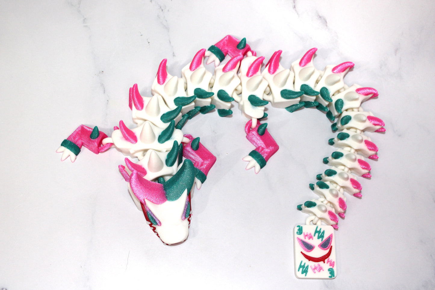 Girl Jester Dragon 3D Printed Articulated Figurine