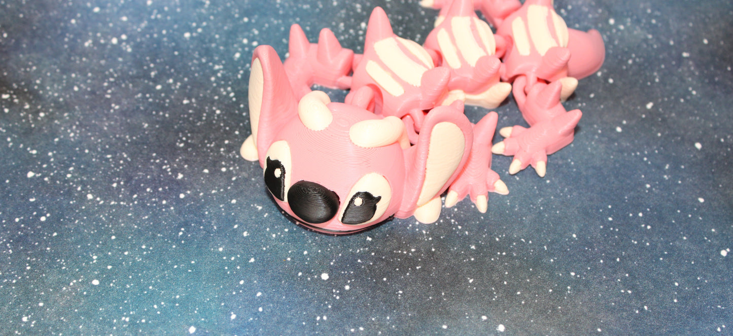 Alien Dragon 3D Printed Articulated Figurine