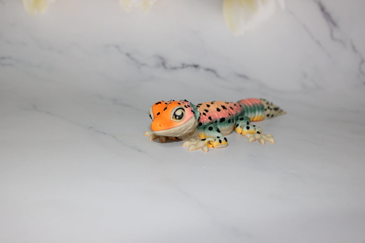 Leopard Gecko 3D Printed Articulated Flexi Fidget Figurine