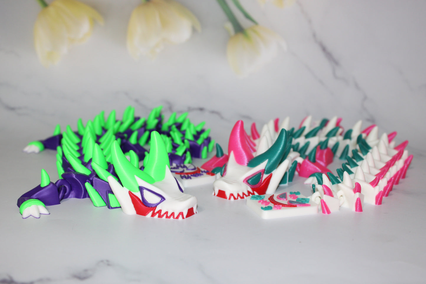 Jester  Dragon 3D Printed Articulated Figurine