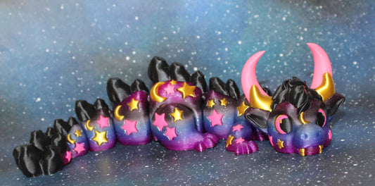 Taurus Dragon or Turtle Articulated 3d Printed Figurine - Wonderland 3D Printing 