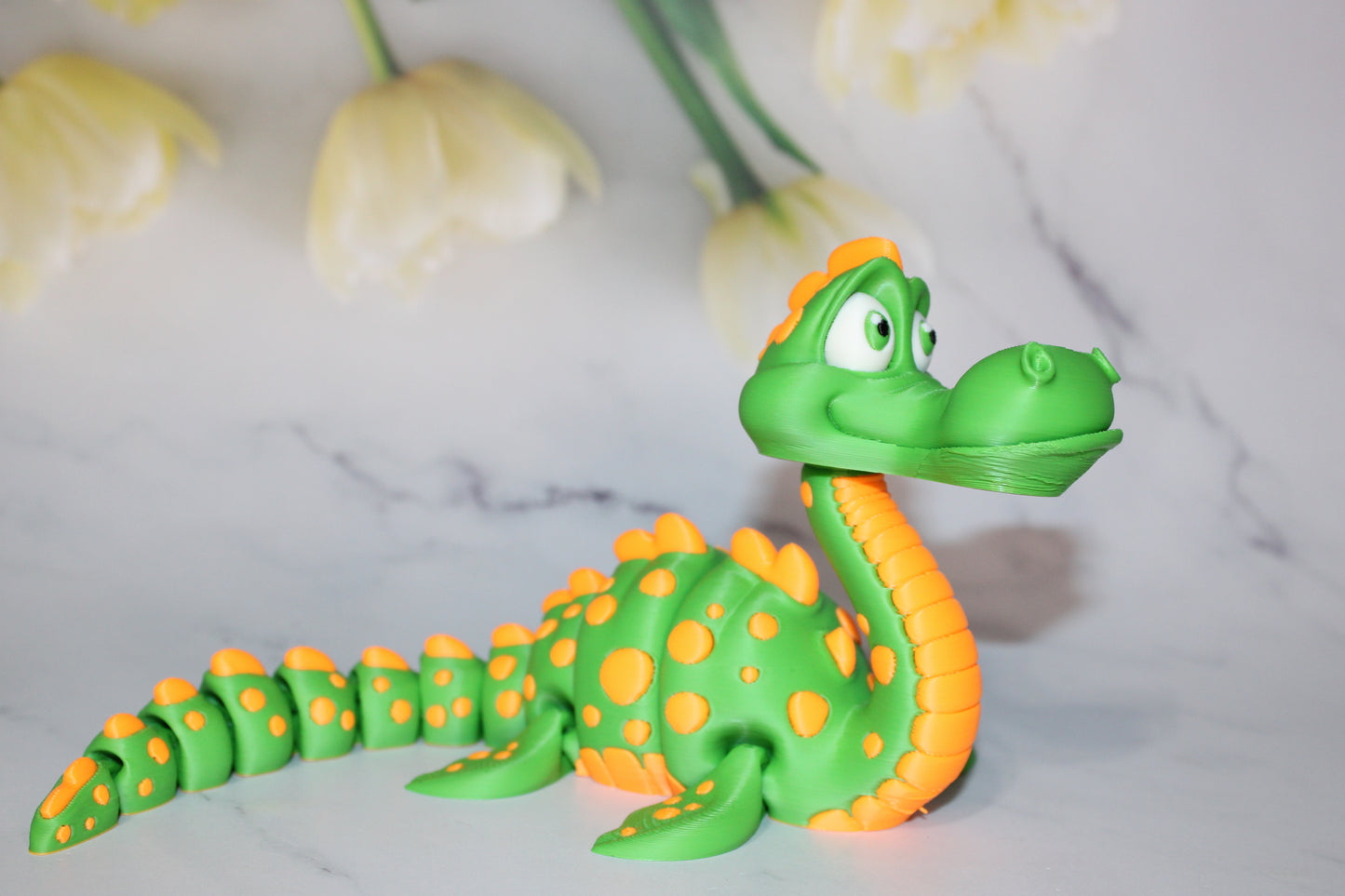 Lake Monster 3D Printed Articulated Figurine