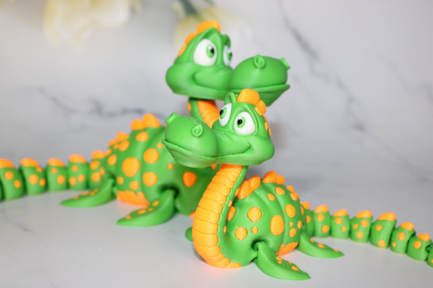 Lake Monster 3D Printed Articulated Figurine