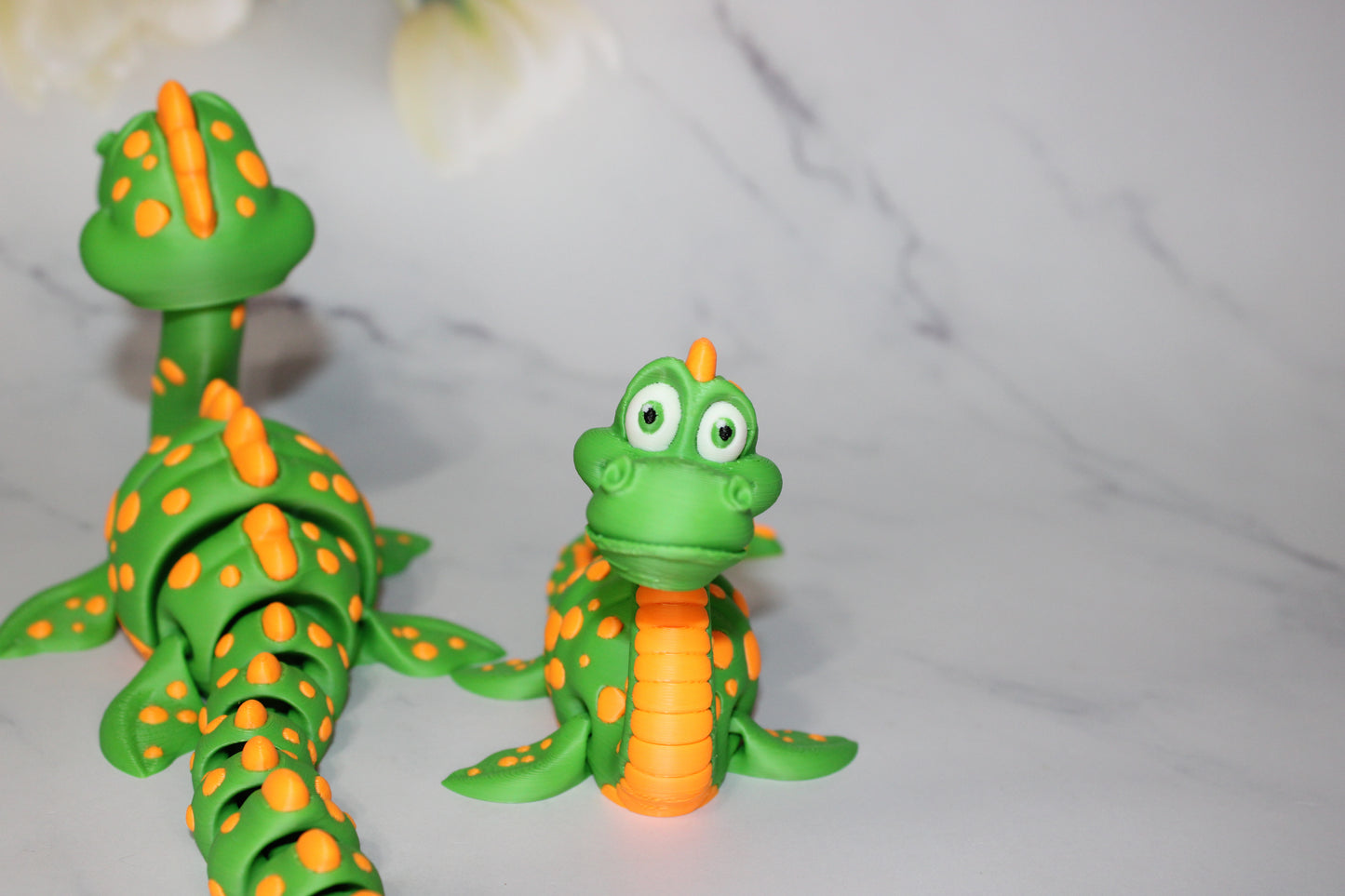 Lake Monster 3D Printed Articulated Figurine