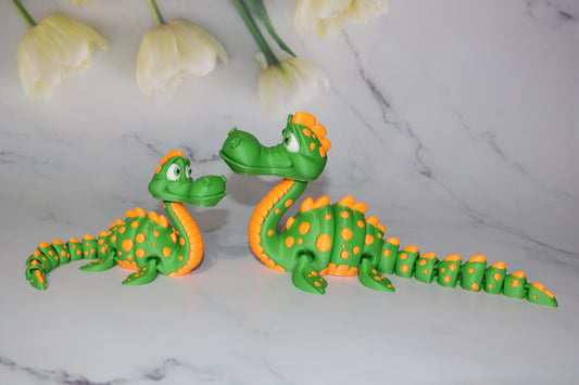 Lake Monster 3D Printed Articulated Figurine