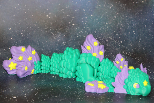 Pisces Dragon Articulated 3d Printed Figurine - Wonderland 3D Printing 