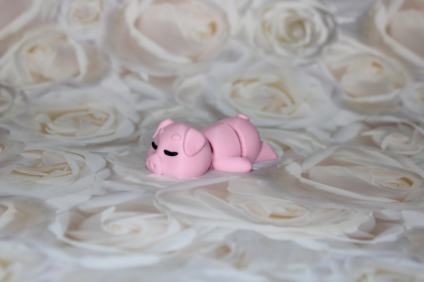 Sleeping Mini Animals Set 2.5  inches 3D Printed Articulated Flexi Fidget