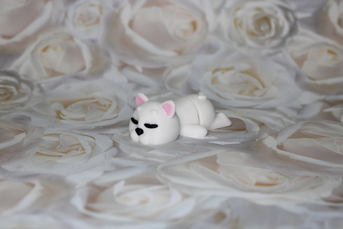 Sleeping Mini Animals Set 2.5  inches 3D Printed Articulated Flexi Fidget