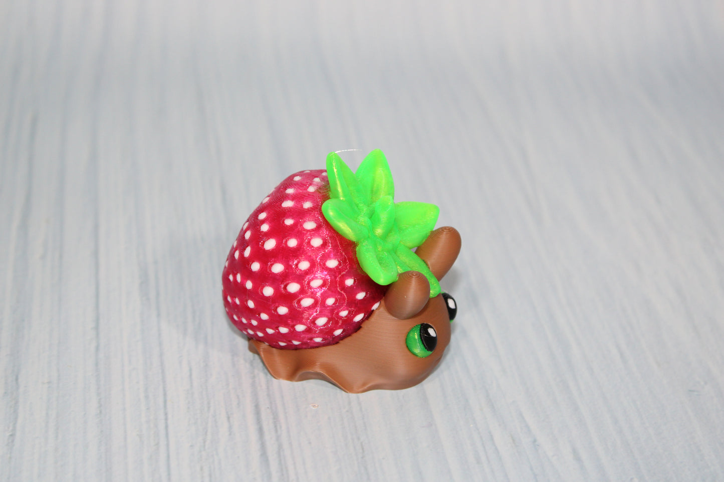 3d Printed Strawberry Snail 2" - Wonderland 3D Printing 