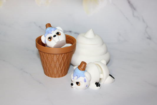 Grumpy Bears Articulated 3d Printed Figurine - Wonderland 3D Printing 
