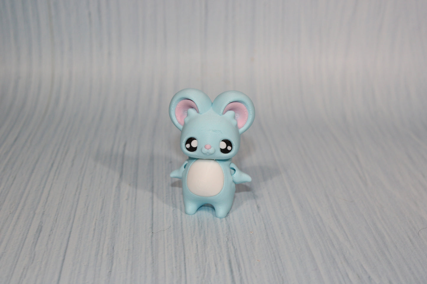 3D Printed Bee, Mouse and Bunny Pixies- 3" tall- all 3 included - Wonderland 3D Printing 