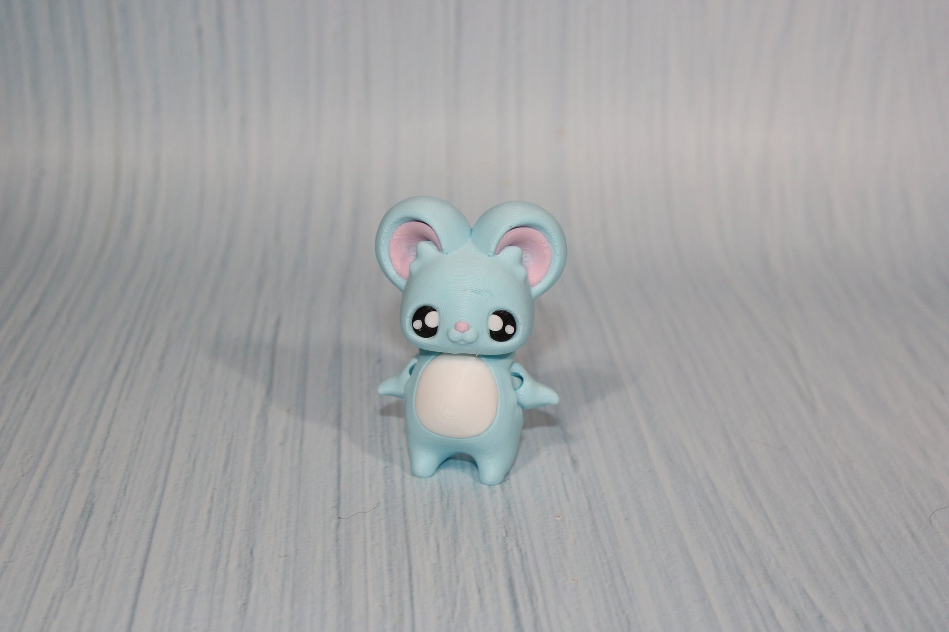 3D Printed Bee, Mouse and Bunny Pixies- 3" tall- all 3 included - Wonderland 3D Printing 