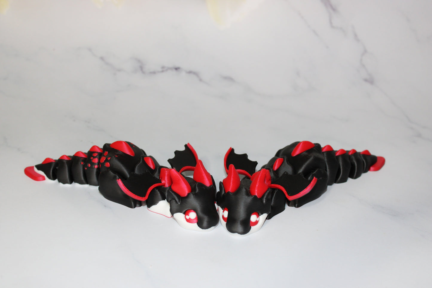 Dragon with Tower Articulated 3d Printed Figurine