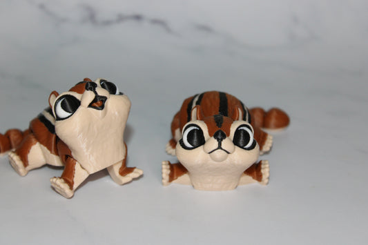 Chipmunk 5.5 inches 3D Printed  Articulated Flexi Figurines