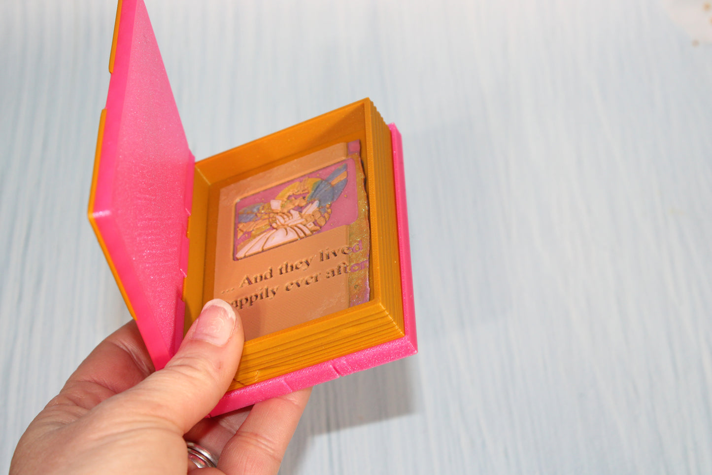 3D Printed 4" Story book trinket container - Wonderland 3D Printing 