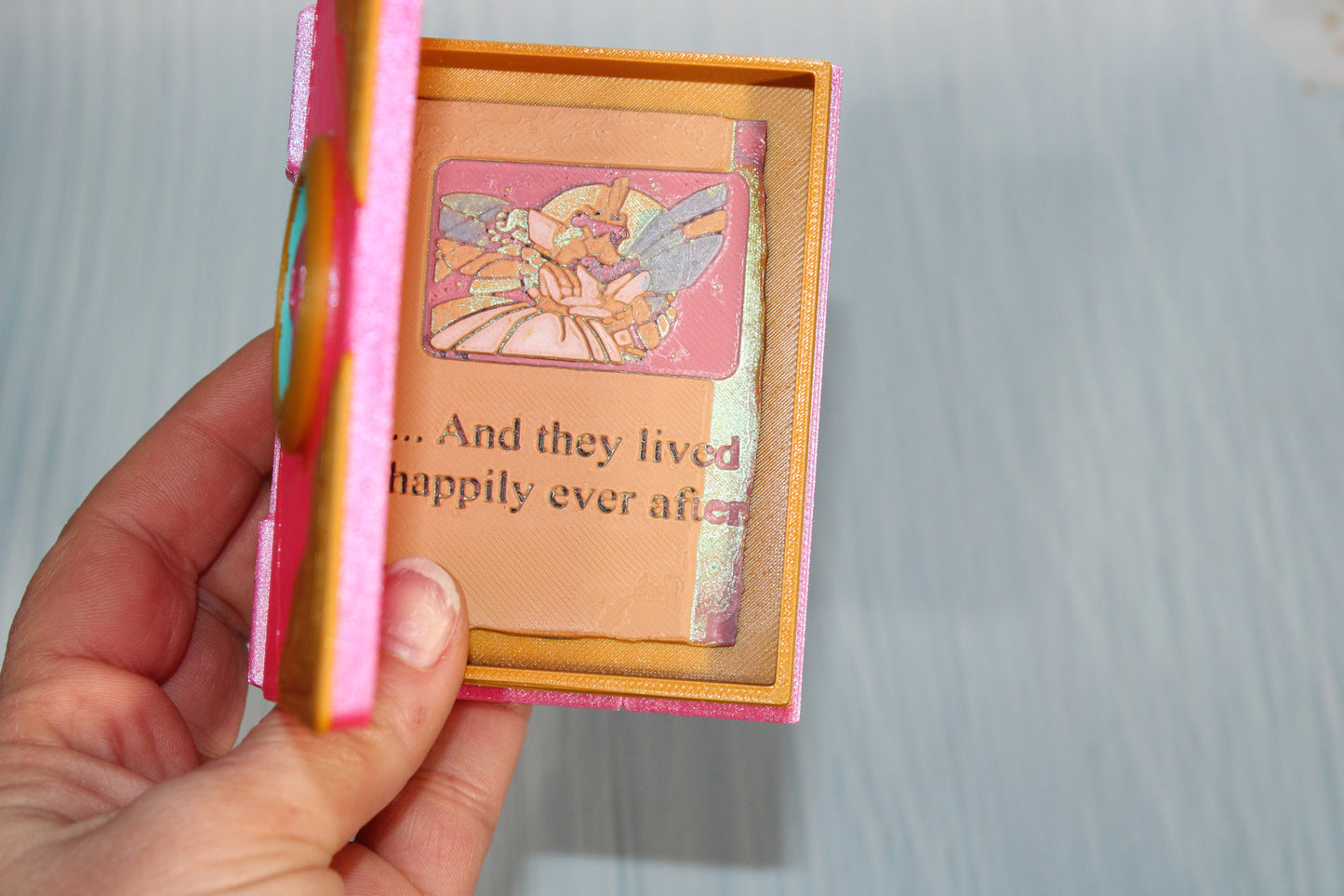 3D Printed 4" Story book trinket container - Wonderland 3D Printing 