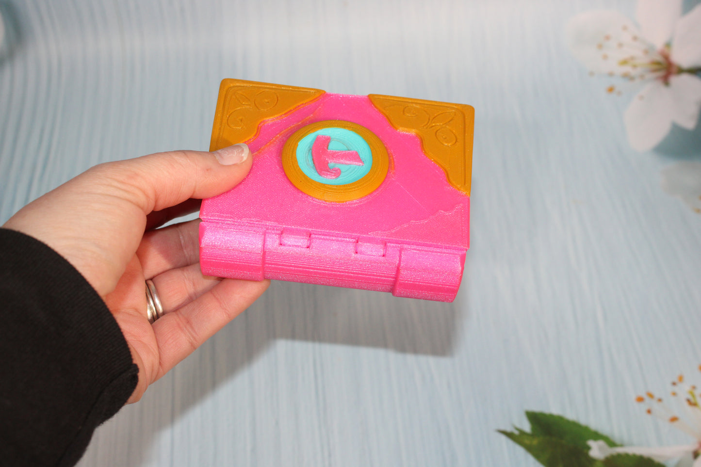 3D Printed 4" Story book trinket container - Wonderland 3D Printing 