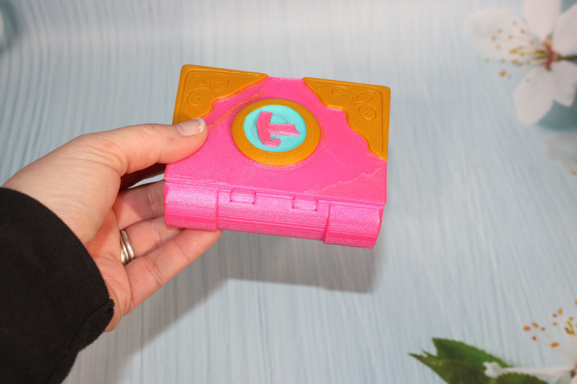 3D Printed 4" Story book trinket container - Wonderland 3D Printing 