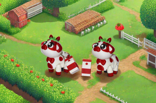 3d printed strawberry cow