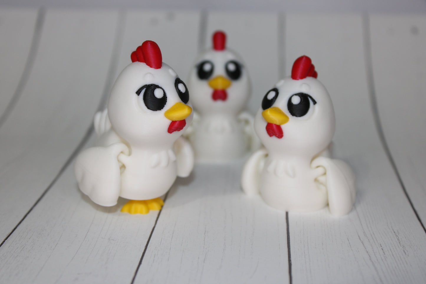 Chicken 3D Printed Articulated Flexi Fidget