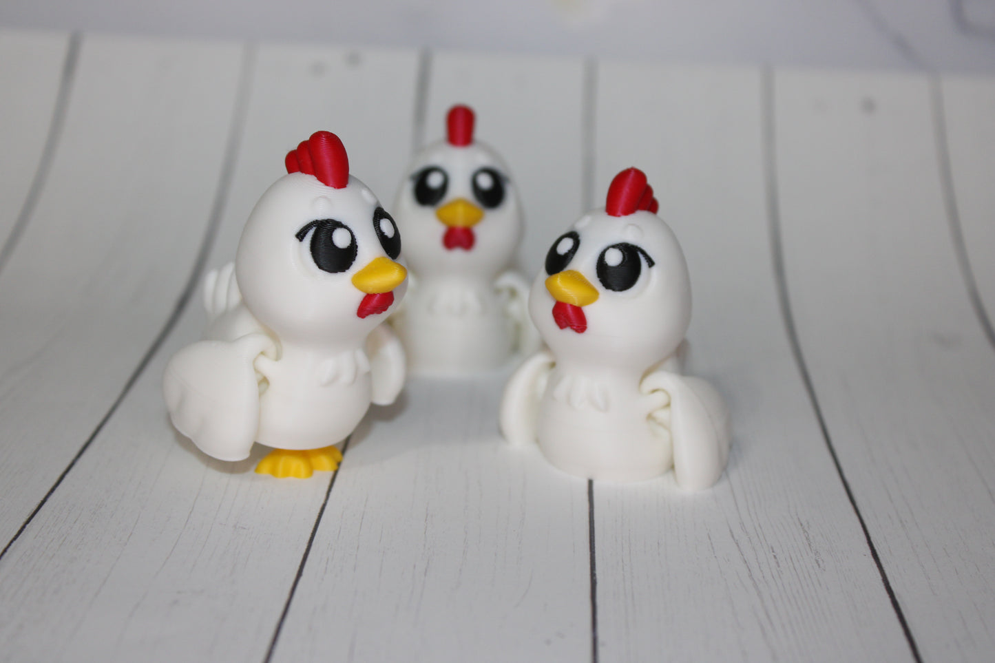 Chicken 3D Printed Articulated Flexi Fidget