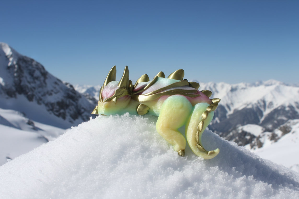 Sleeping dragons 3d printed - Wonderland 3D Printing 