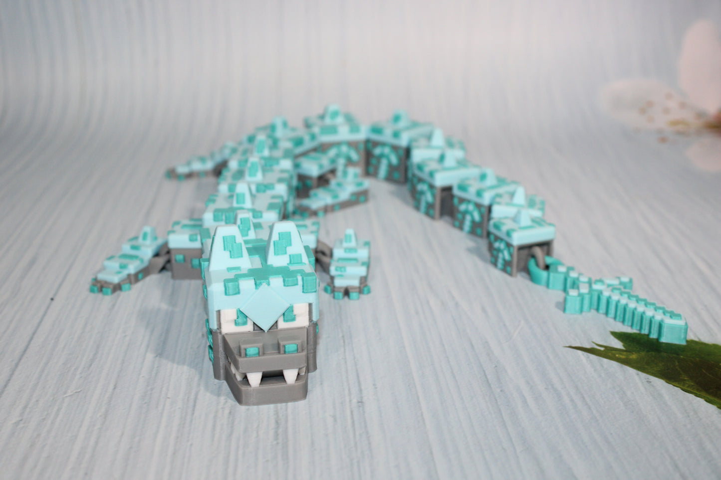 Earth Dragon 3D Printed Articulated Figurine - Wonderland 3D Printing 