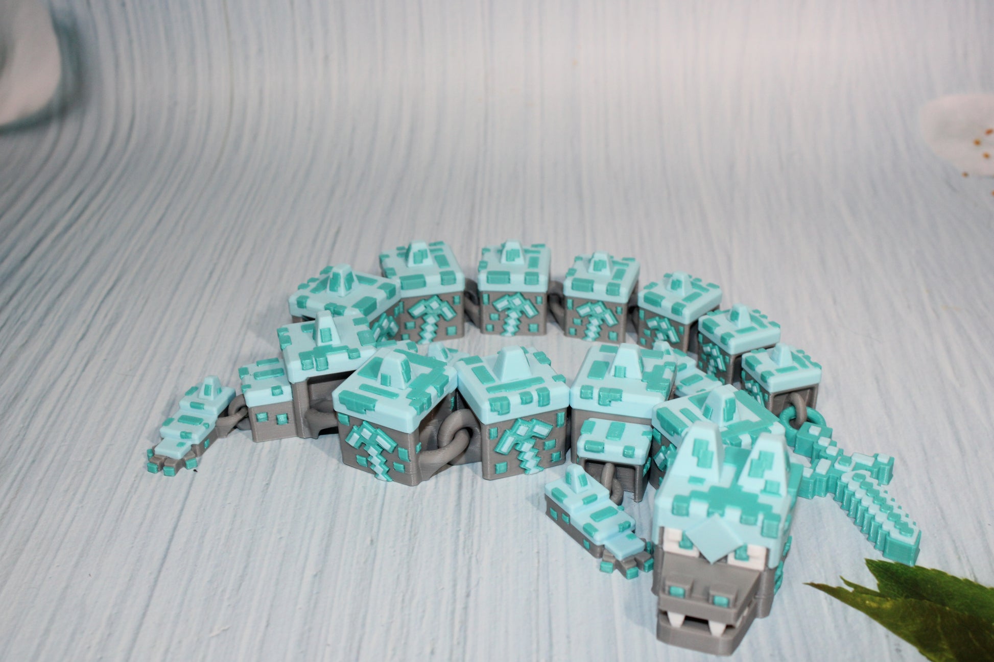 Earth Dragon 3D Printed Articulated Figurine - Wonderland 3D Printing 