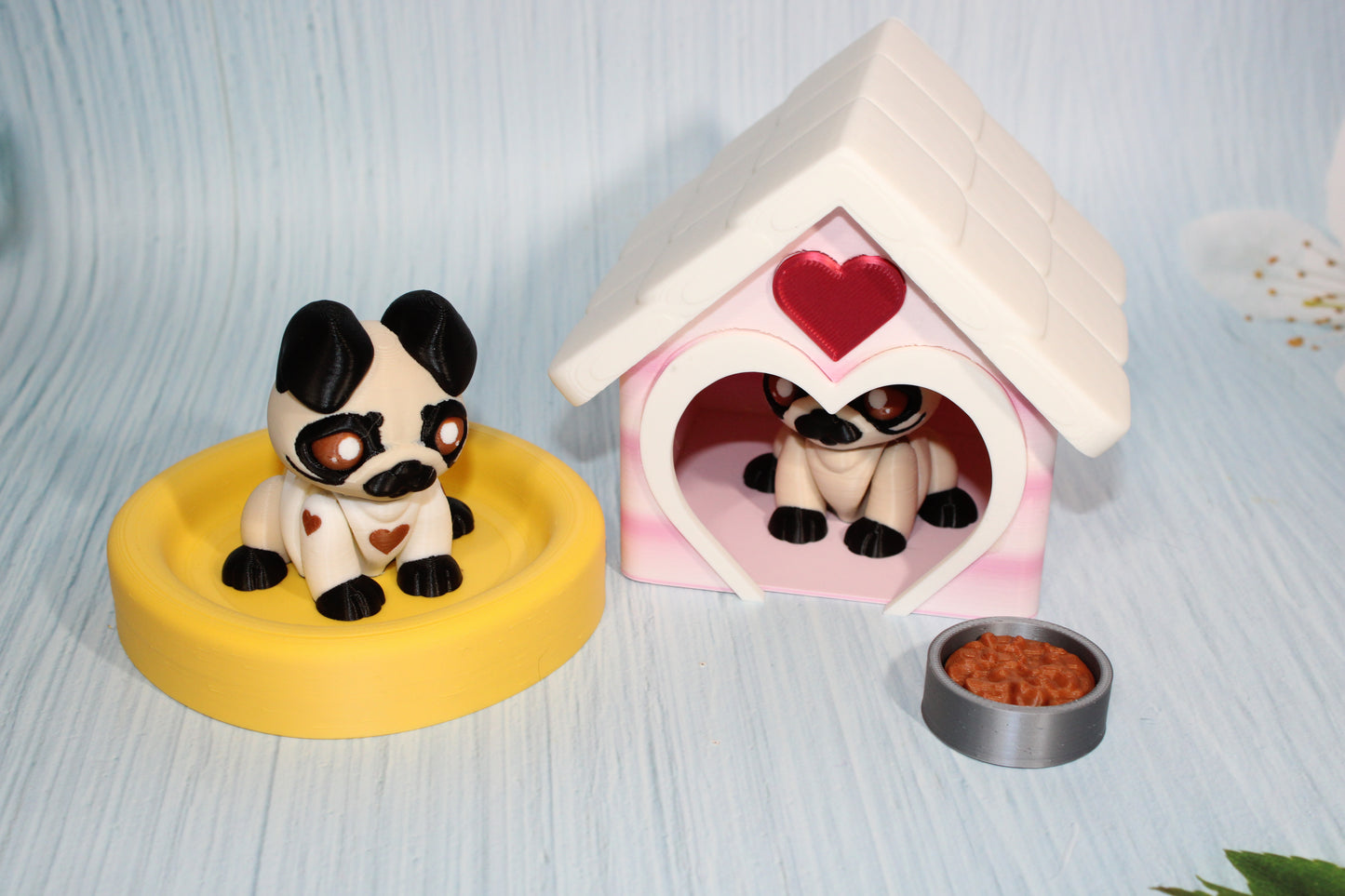 Puppy Love with Dog House - Wonderland 3D Printing 
