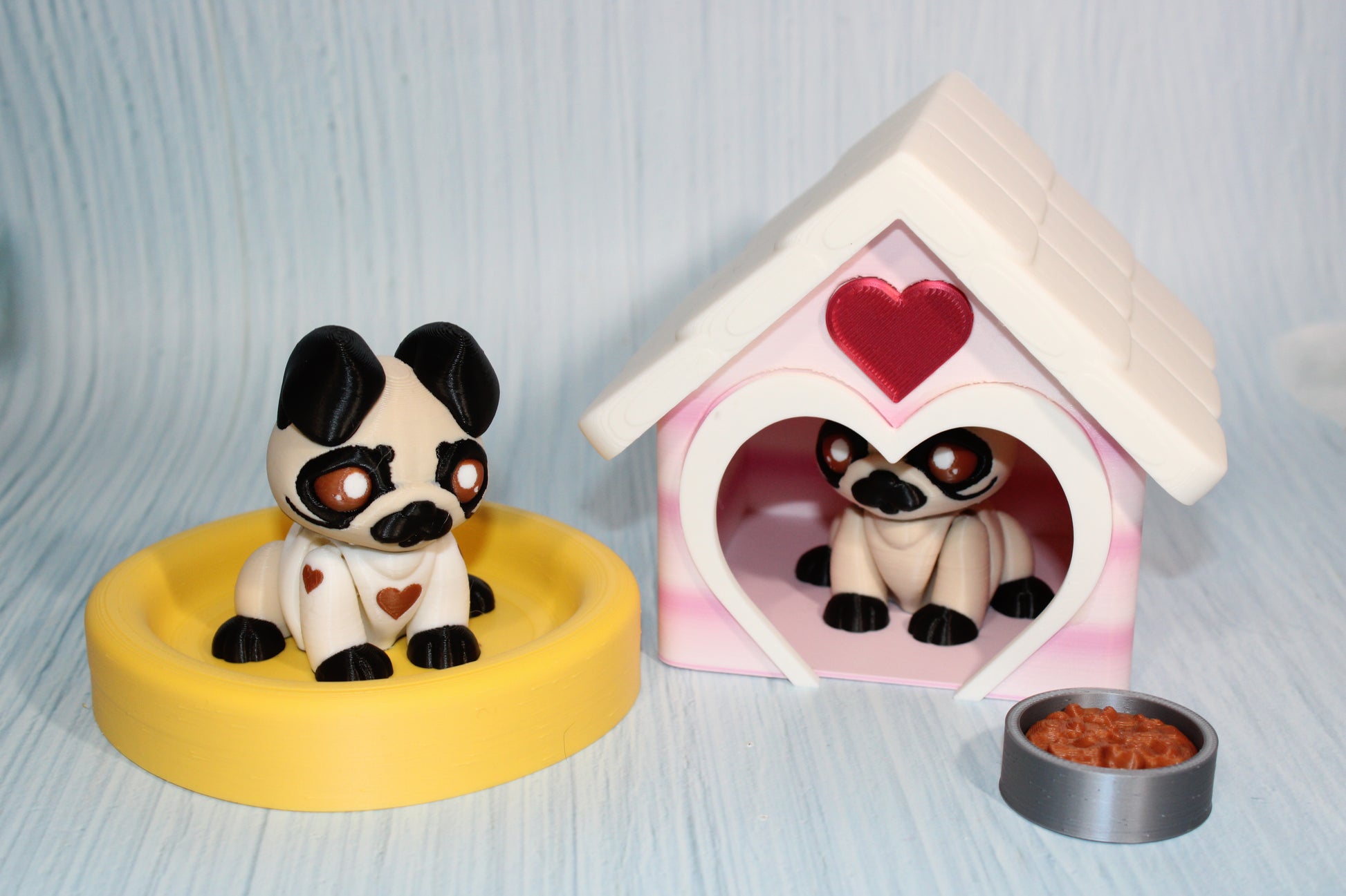 Puppy Love with Dog House - Wonderland 3D Printing 