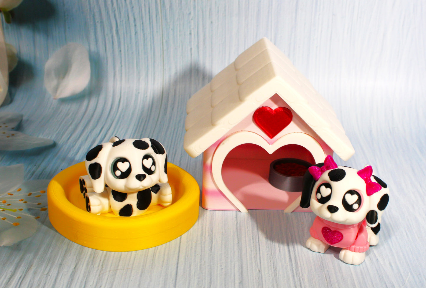 Puppy Love with Dog House - Wonderland 3D Printing 