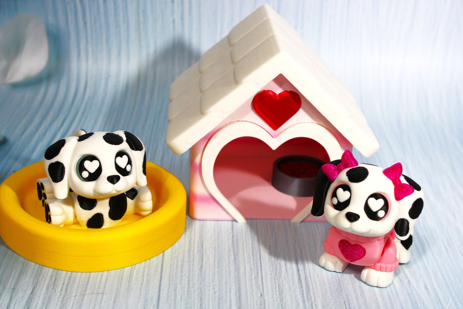 Puppy Love with Dog House - Wonderland 3D Printing 