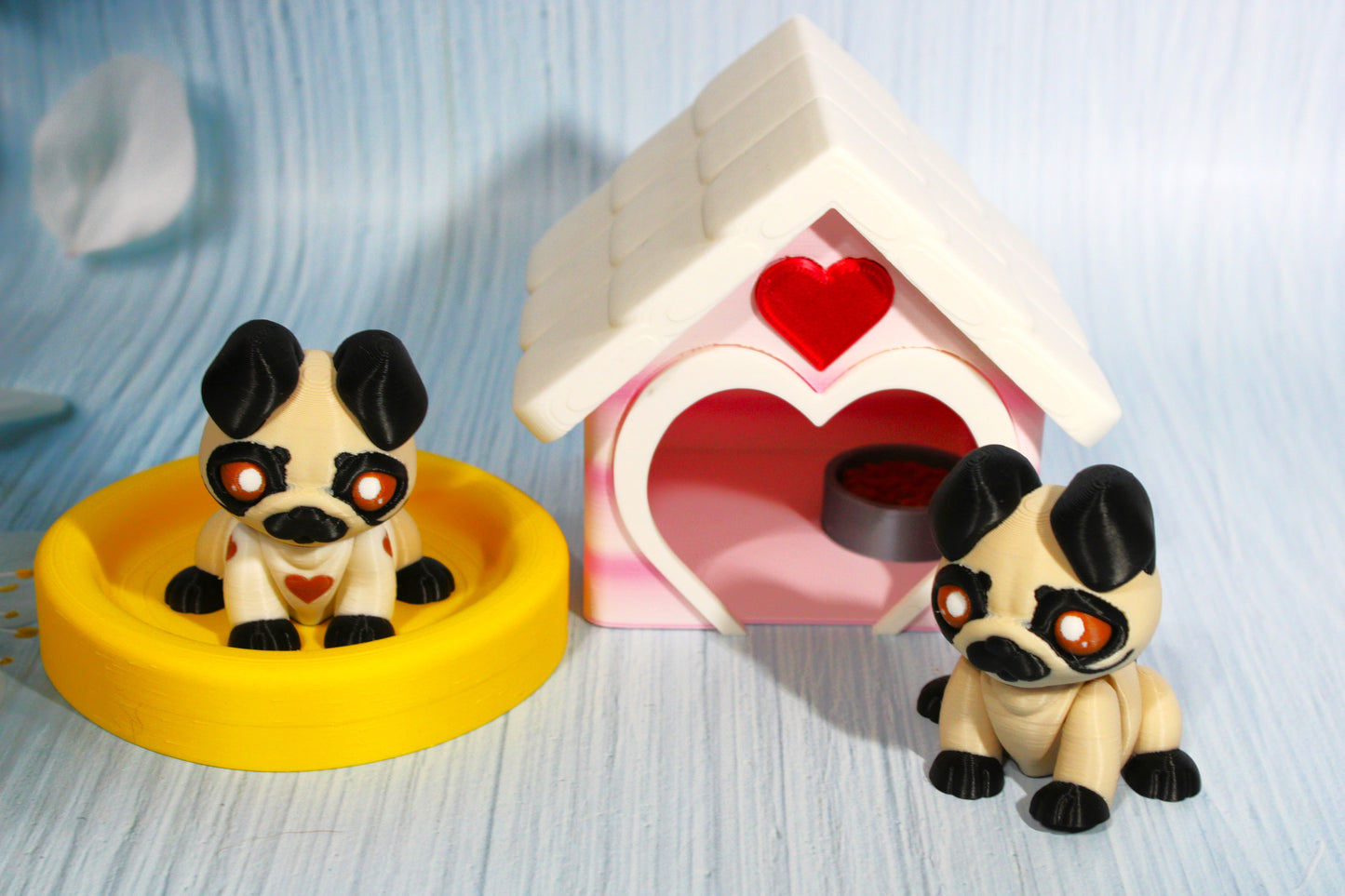 Puppy Love with Dog House - Wonderland 3D Printing 