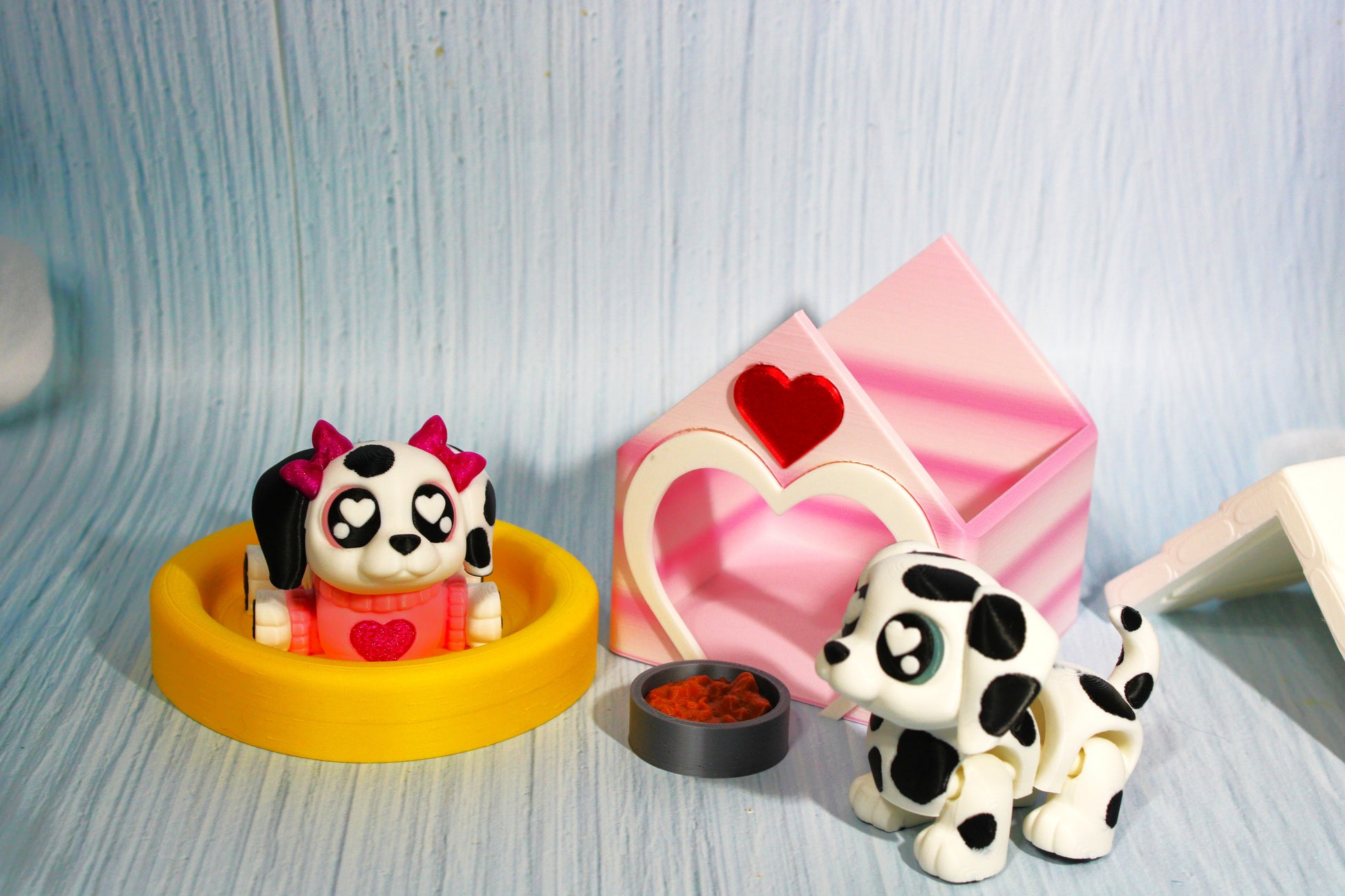 Puppy Love with Dog House - Wonderland 3D Printing 