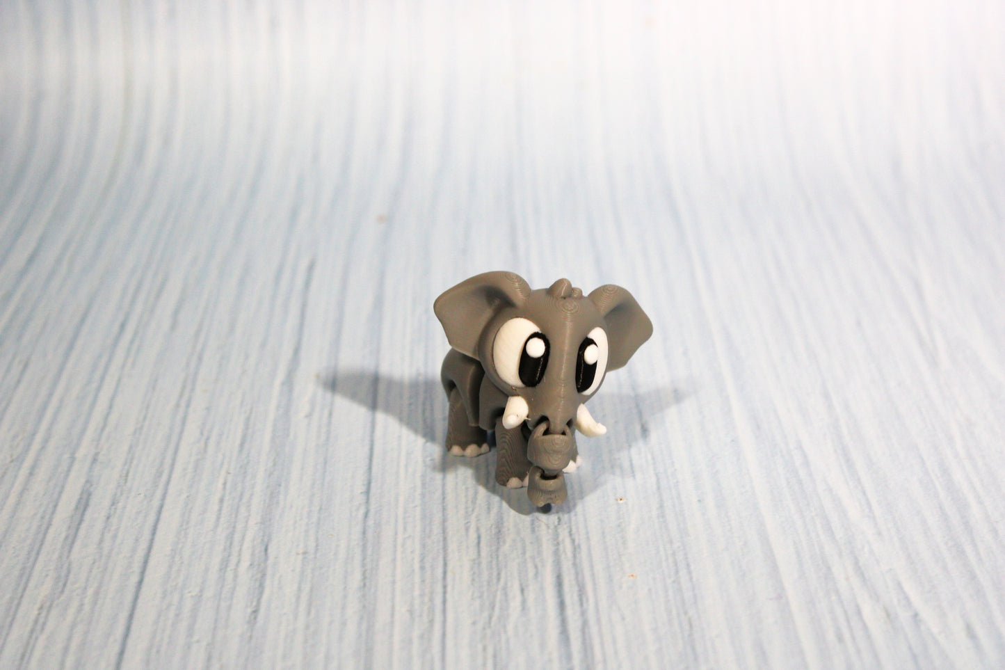 Flexi Elephant and Mini Safari Design Showcase-3D Printed Flexi Fidget- Comes with 2 Elephants) - Wonderland 3D Printing 